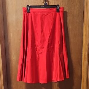 Sourpuss Vibrant Red A-Line Skirt